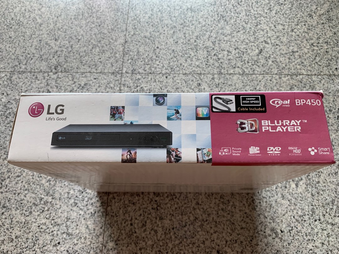 LG BP450 Bluray / DVD Player, TV & Home Appliances, TV & Entertainment