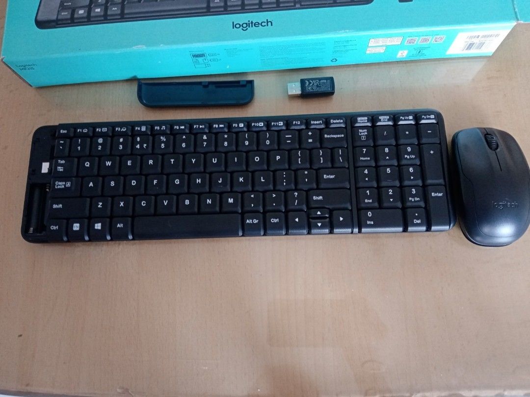 LOGITECH Wireless Keyboard and Mouse, Computers & Tech, Parts & Accessories, Computer Keyboard ...