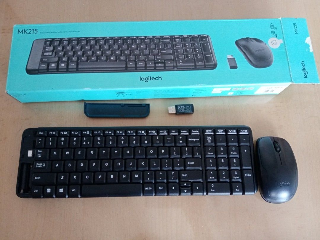 LOGITECH Wireless Keyboard and Mouse, Computers & Tech, Parts & Accessories, Computer Keyboard ...