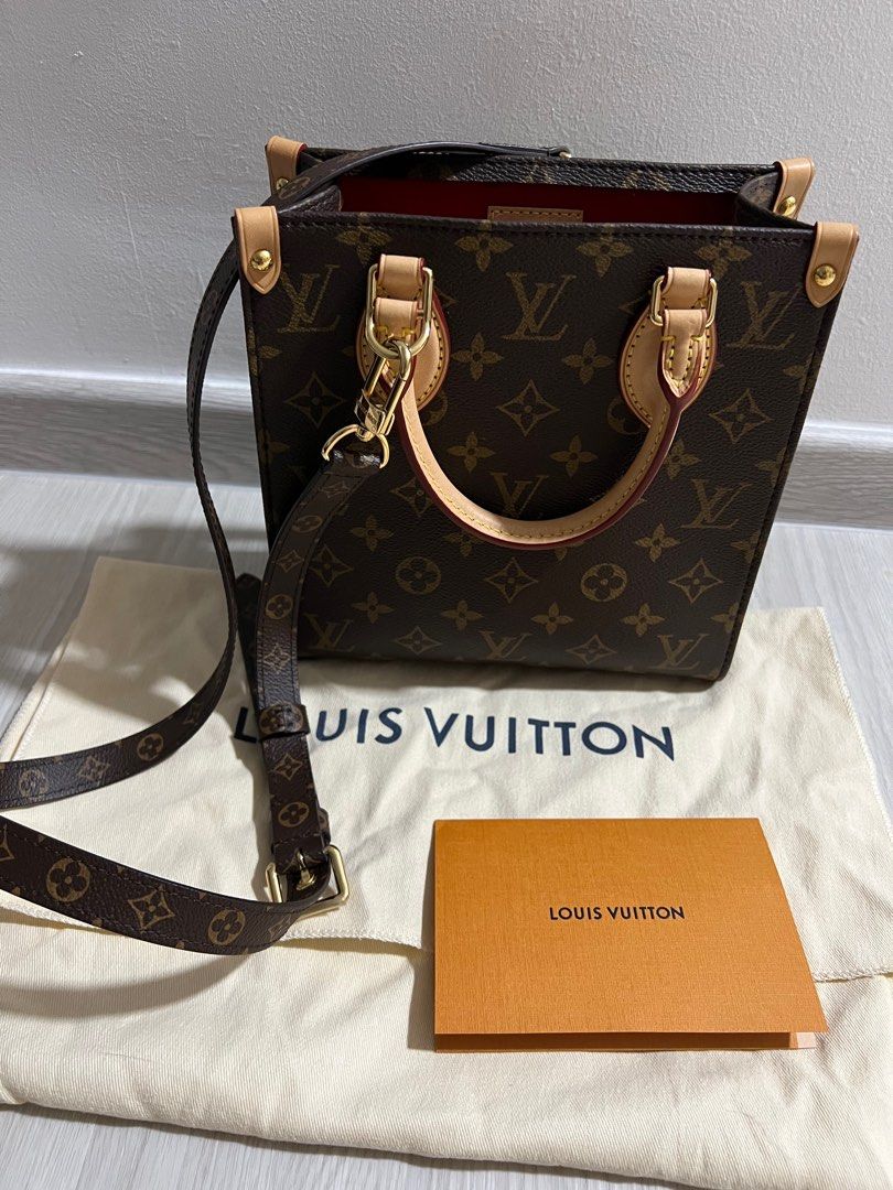 Louis Vuitton Sac Plat BB Bag Monogram Brown/Natural for Women