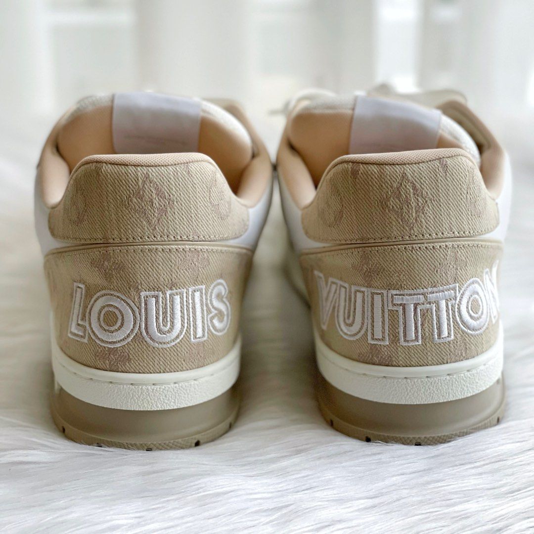 Louis Vuitton Trainer Metallic Beige