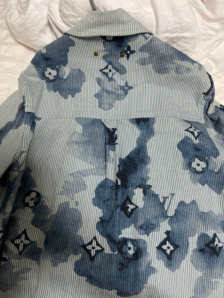 Louis Vuitton Multicolor Watercolor Shirt, Luxury, Apparel on Carousell