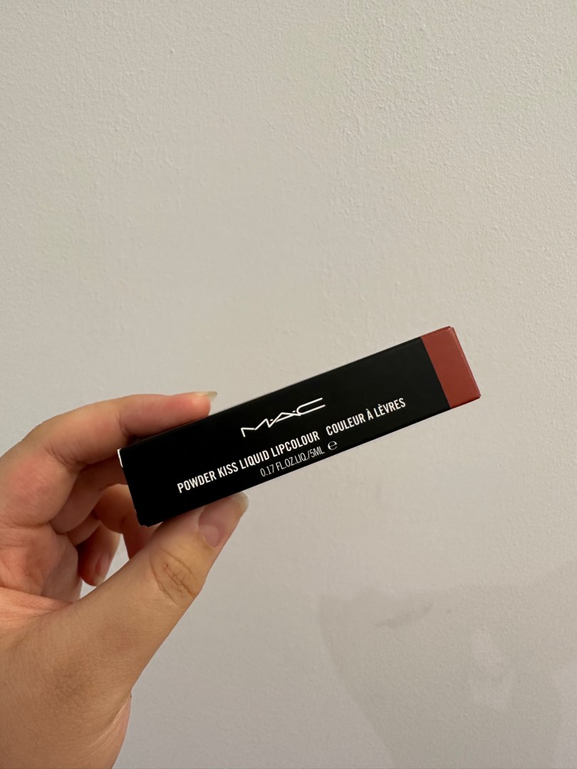 MAC lipstick Powder Kiss (Shade 998 Sorry Not Sorry), Beauty