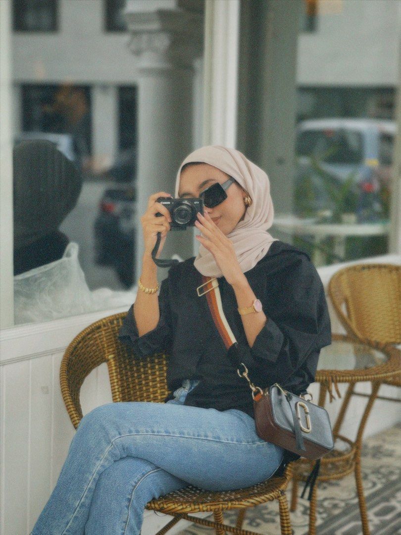 HOW I STYLE MARC JACOBS SNAPSHOT BAG : NON HIJAB