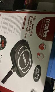 Masflex 32cm non-stick double sided grill pan