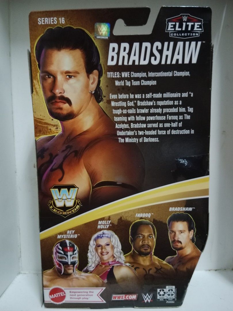 Mattel WWE Elite Legends Series 16 Bradshaw Wrestling Action Figure