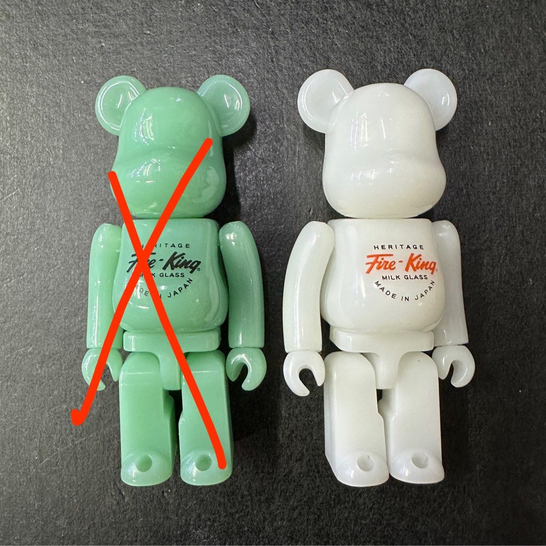 ベアブリック Fire-King（JADE-ITE）BE@RBRICK 100% 未開封