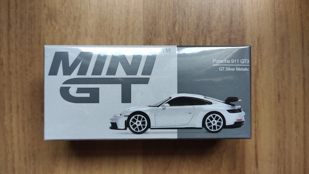 MINI GT 1/64 Porsche 911 (992) GT3 GT Silver Metallic – Unhinged Diecast