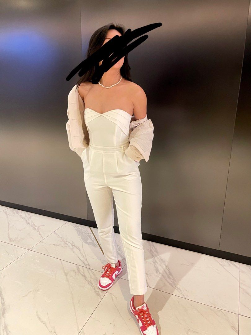 Miss selfridge clearance white jumpsuit