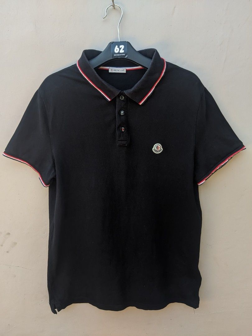 Maglia polo sale manica corta moncler