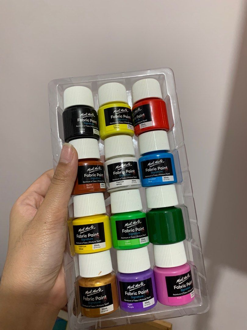 Mont marte 12 colors Fabric paint (Category: Craft Supplies & Tools) located in Tanza. Submitted by annebaria (Listing ID 1209530430, Image 2). Description: .