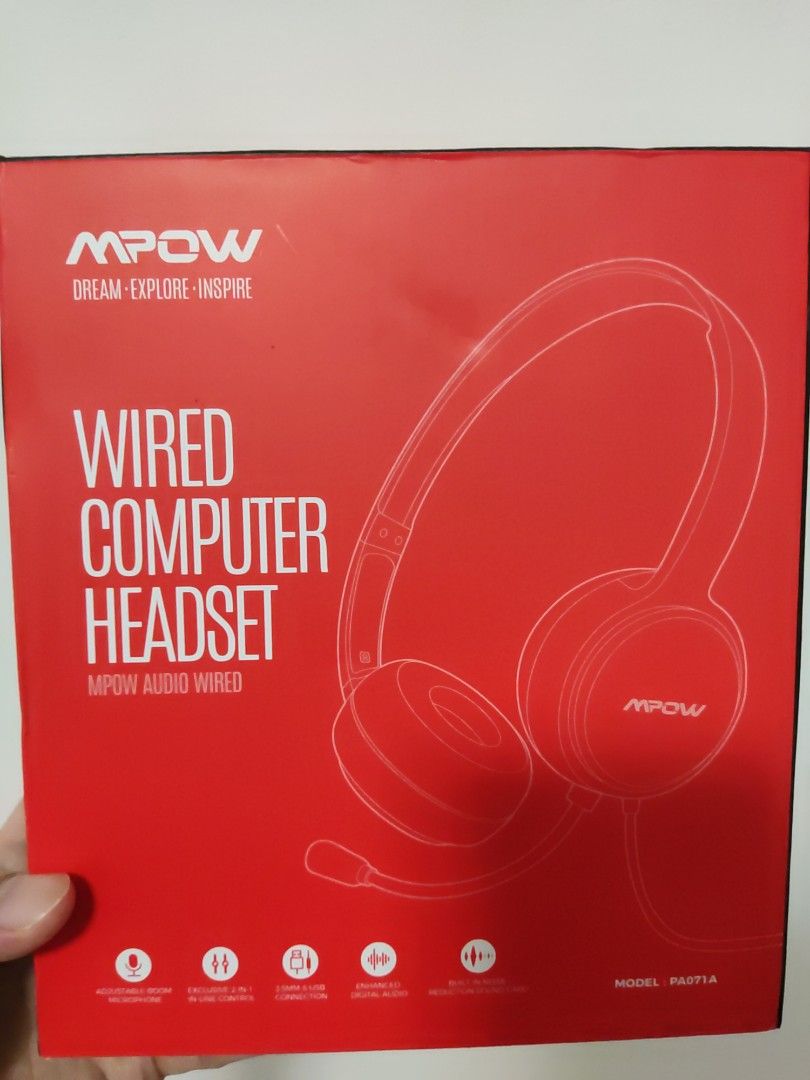 Mpow wired computer headset on sale