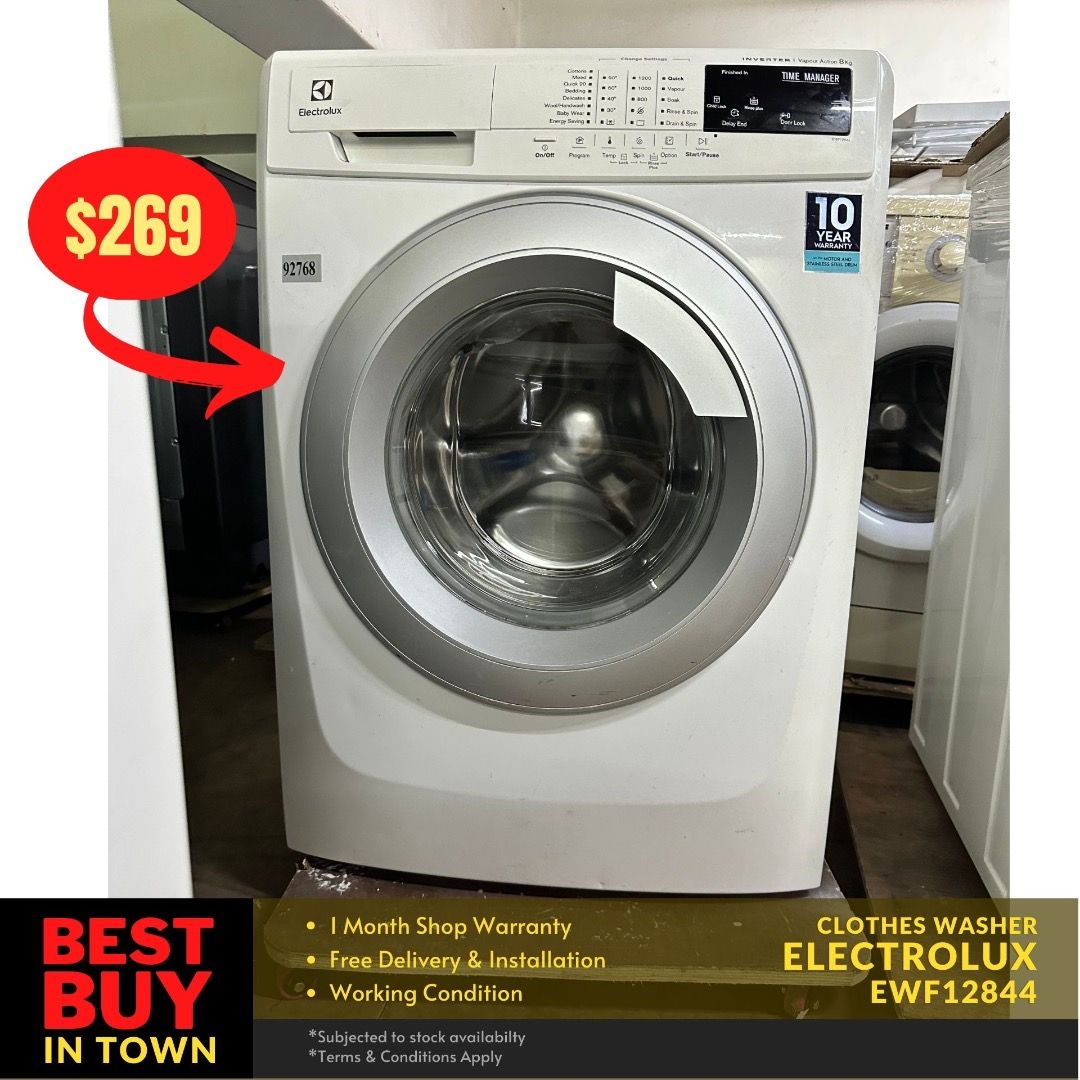 MUST BUY! ELECTROLUX 8KG FrontLoader Washing Machine EWF12844 (92768