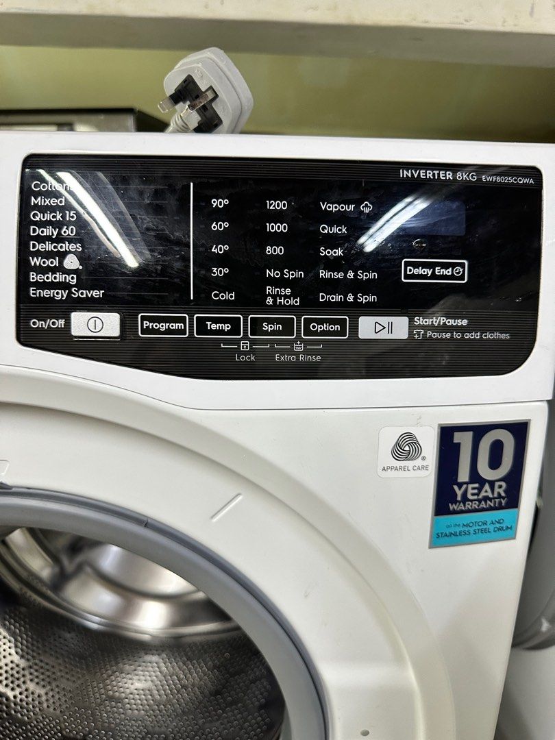 MUST BUY! ELECTROLUX 8KG FrontLoader Washing Machine EWF8025CQWA1, TV