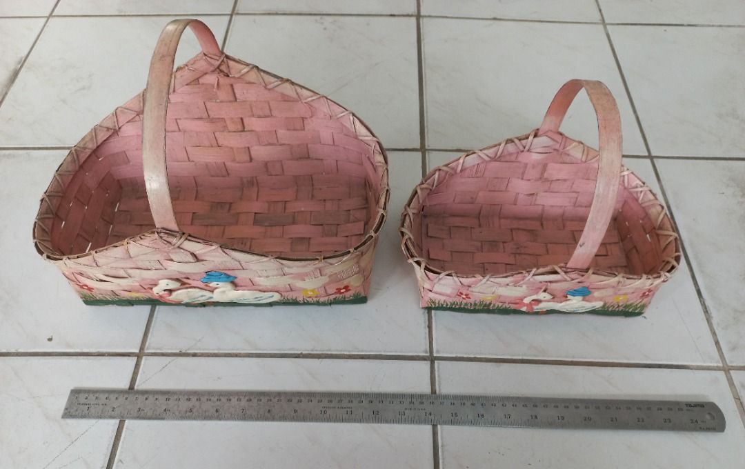 Native Basket with design (Category: Storage Boxes & Baskets) located in Quezon City. Submitted by CraftsItemsCleanUpSale (Listing ID 1209593293, Image 1). Description: Native Basket with design Php 100 Take All Kindly Note: Crafts Items Clean Up Sale Please chat with me for any questions or for more photos. Items are sold as is..
