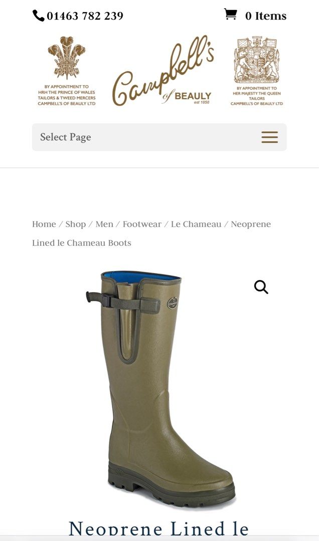 Chameau rain boots cheap