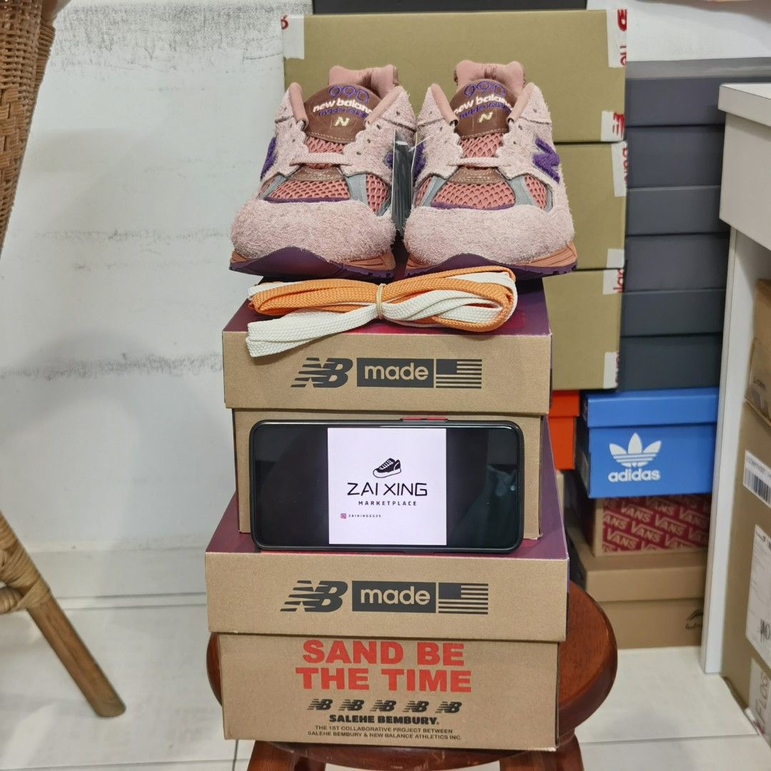 New Balance 990v2 Salehe Bembury Sand Be The Time