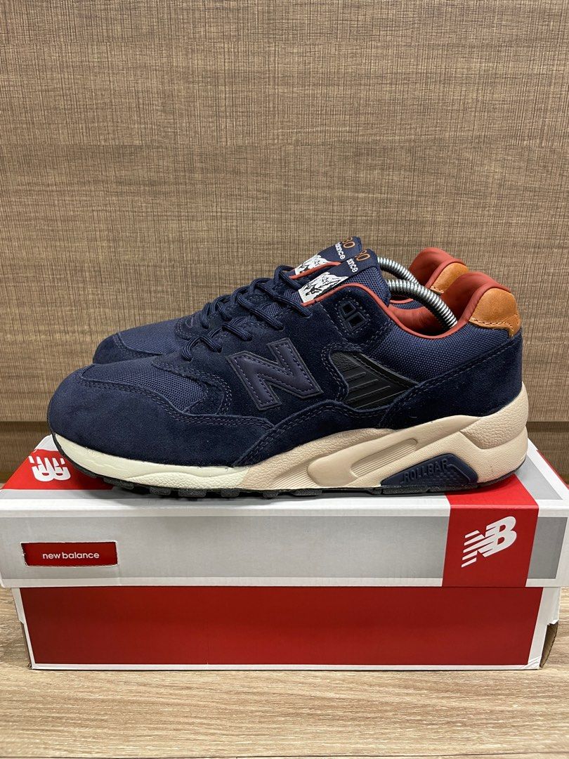 New balance mt580sb - brown leather/navy shop