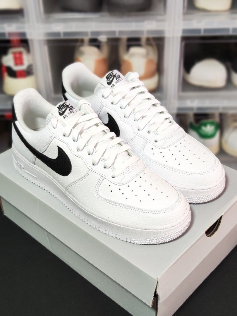 White air clearance force black swoosh