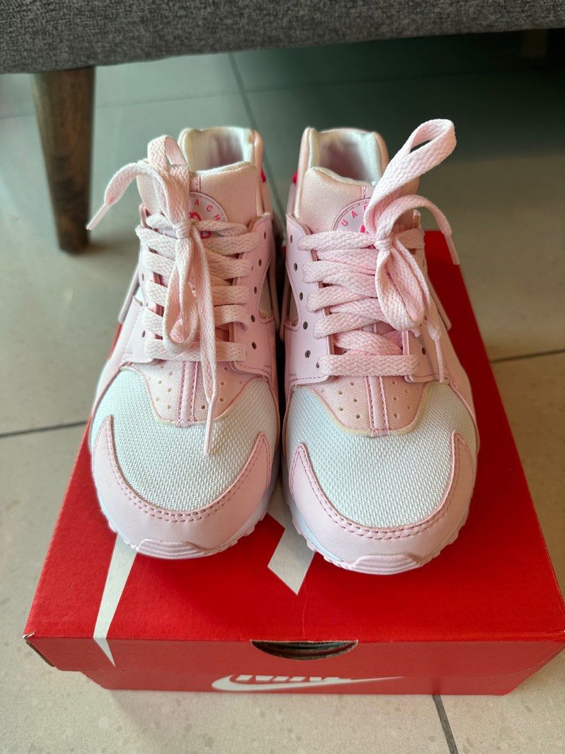 Nike huarache pink junior on sale