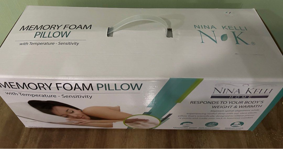 Nina kelli top memory foam pillow