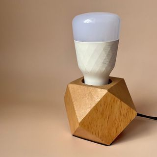 Nordic Geometric Wooden Lamp Light