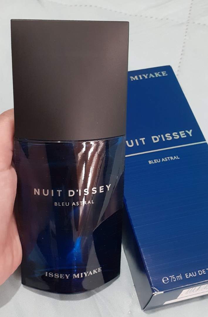 Nuit D'issey Bleu Astral by Issey Miyake EDT 75ml for Men, Beauty &  Personal Care, Fragrance & Deodorants on Carousell