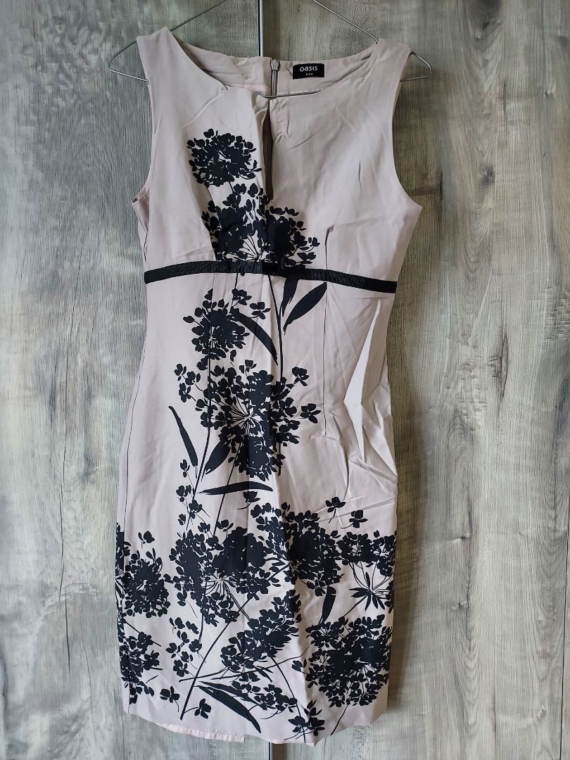 Oasis black and white dress online