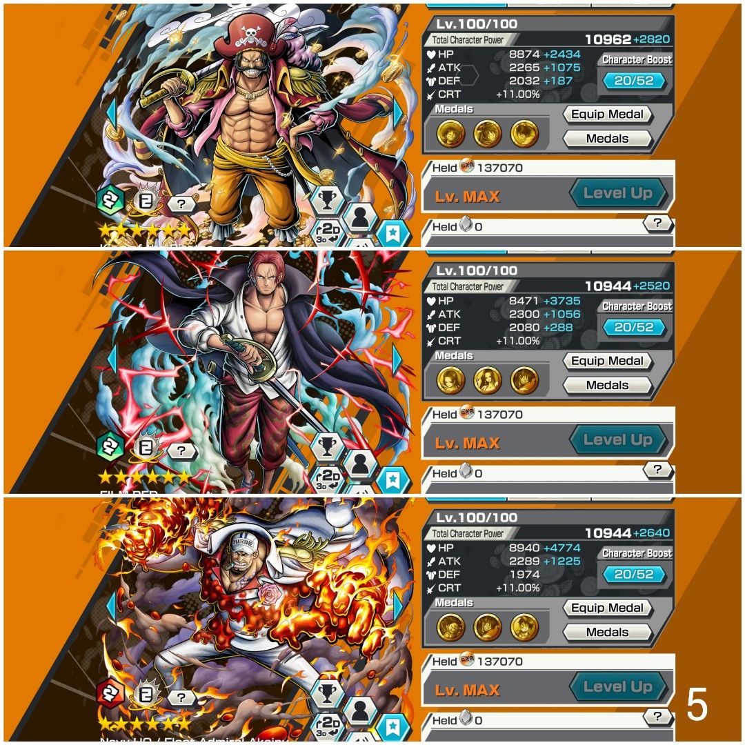 KATAKURI V1 VS KATAKURI V2  One Piece Bounty Rush OPBR 