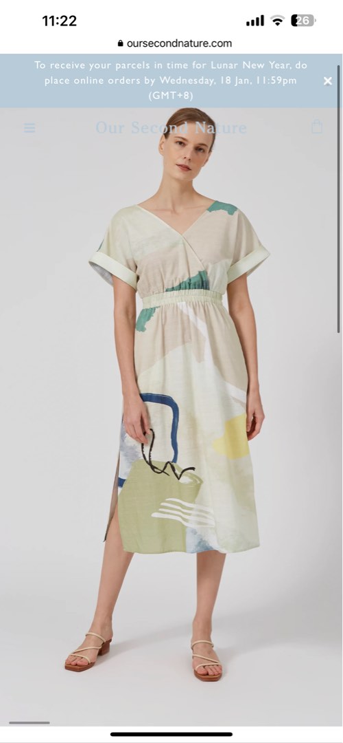 OSN Coast V Neck Dress Women s Fashion Dresses Sets Dresses