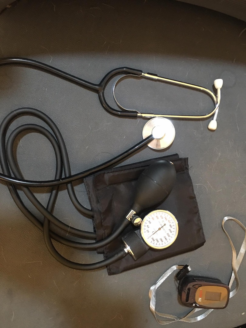 TAKE ALL oximeter, stethoscope and sphygmomanometer, Health & Nutrition