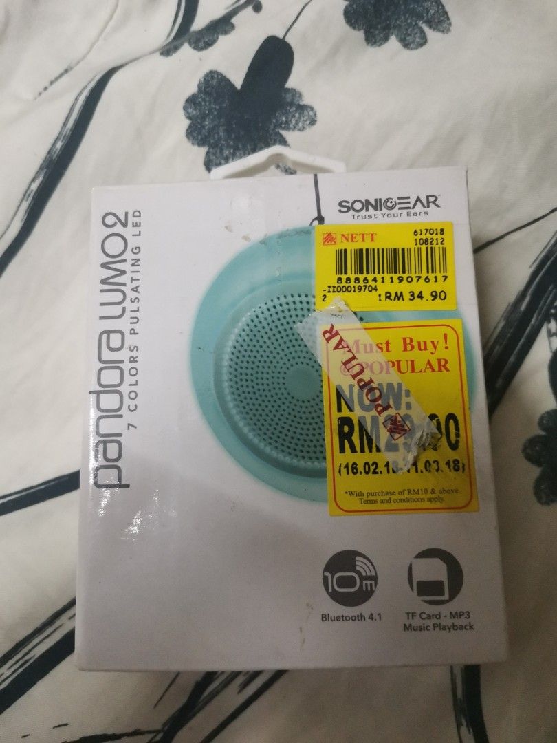 Pandora Lumo 2 bluetooth speaker, Audio, Soundbars, Speakers