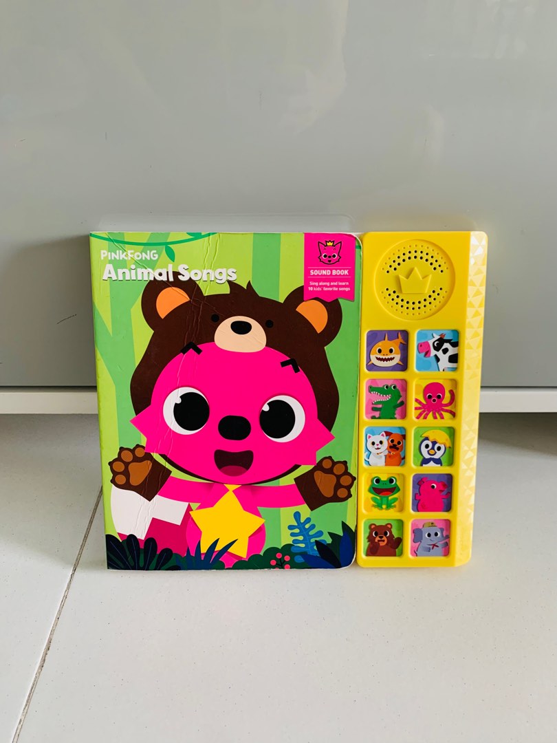 🎶 PinkFong Animal Songs Music Sound Book Baby Shark, Hobbies & Toys, Books  & Magazines, Children's Books on Carousell
