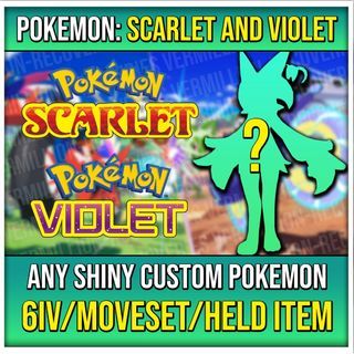 Pokemon Scarlet and Violet MIMIKYU Shiny 6IV / Competitive Set