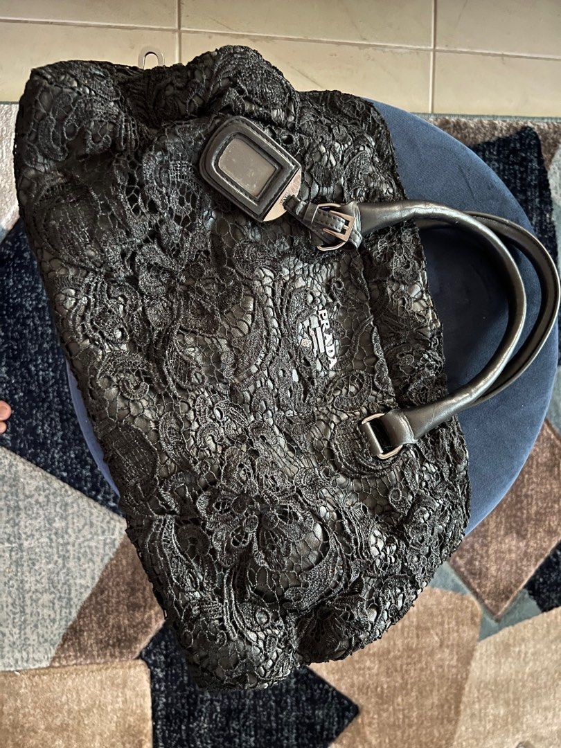 Prada lace bag store