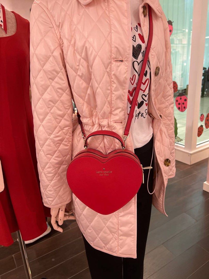 Kate spade sales heart shaped bag