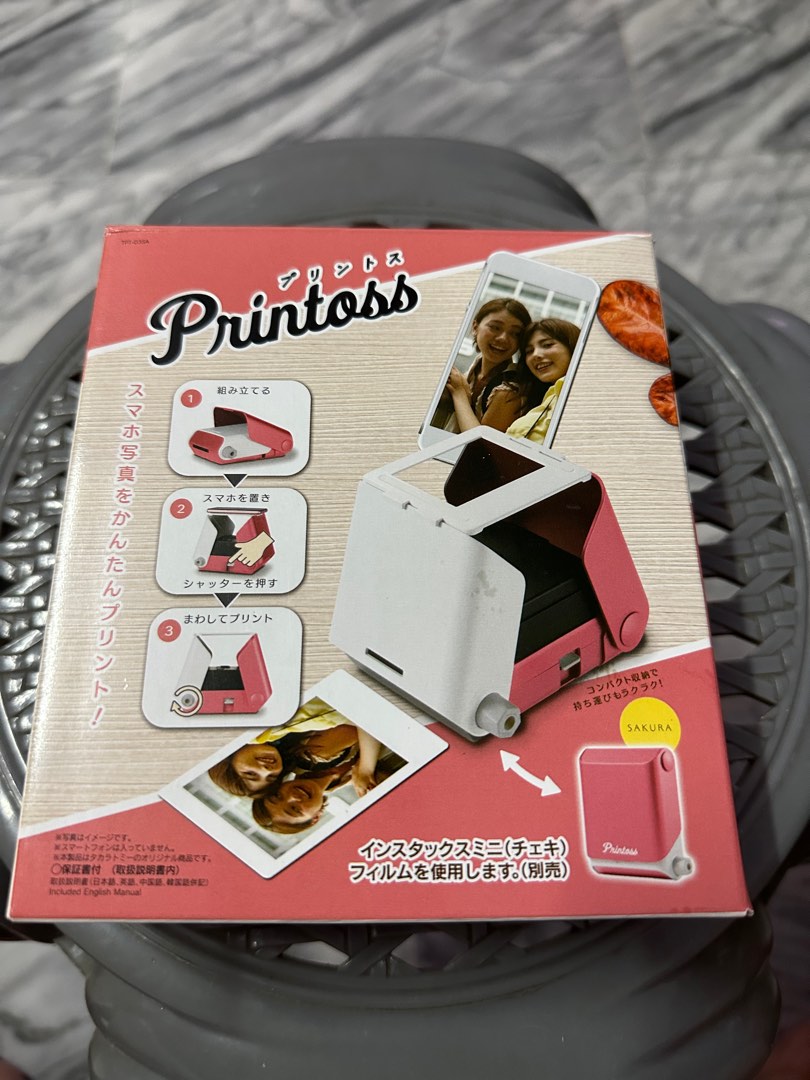 Printoss Smartphone Instax Mini Instant Film Photo Printer, Computers