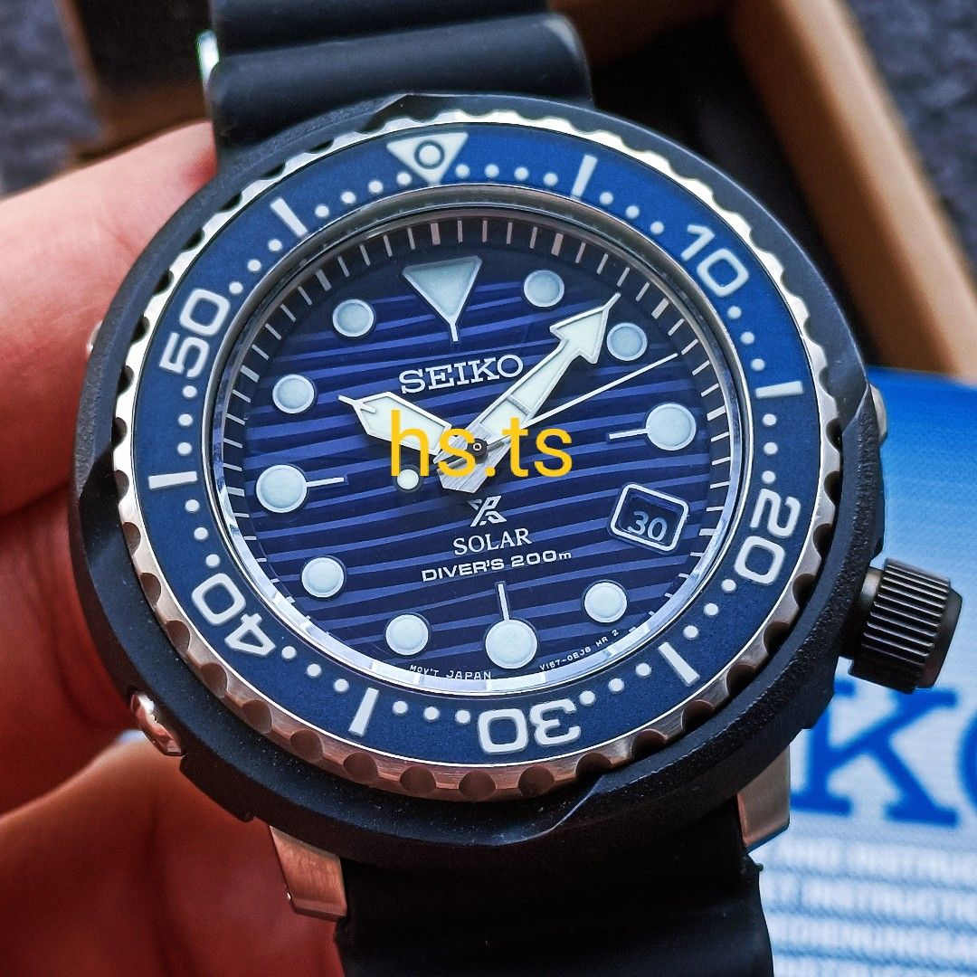 ?Rare! Seiko Tuna STO Gen 1 Blue Solar Quartz Divers Watch SNE533P1  (Discontinued), Men's Fashion, Watches & Accessories, Watches on Carousell