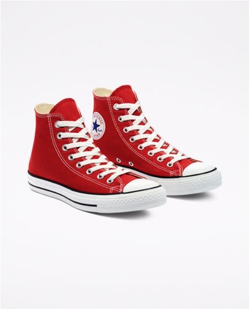 Red High Cut Converse Chuck Taylor All Star Classic Women s