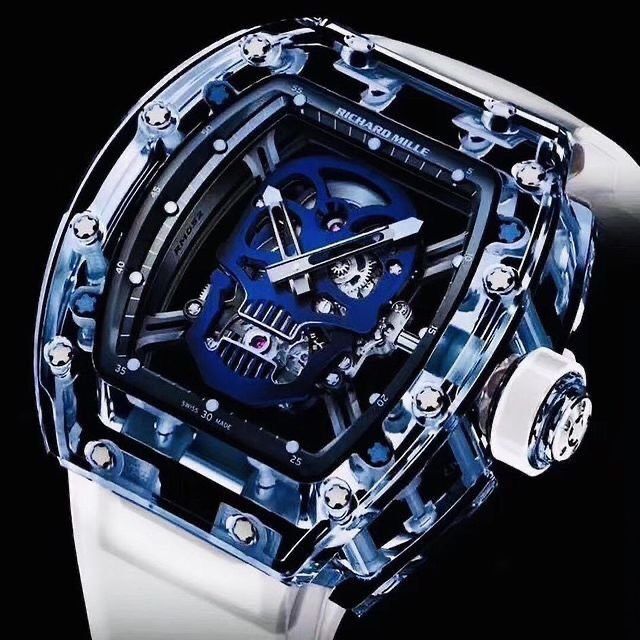Richard mille 2025 blue sapphire skull