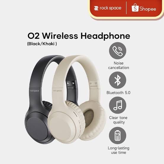 Rockspace O2 Wireless Headphones Audio Headphones Headsets on