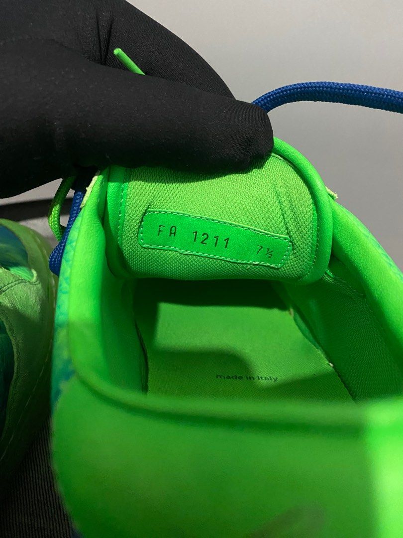 Giày Louis Vuitton Lv Ollie Richelieu Trainers Green 1A9JJ1 -  Authentic-Shoes