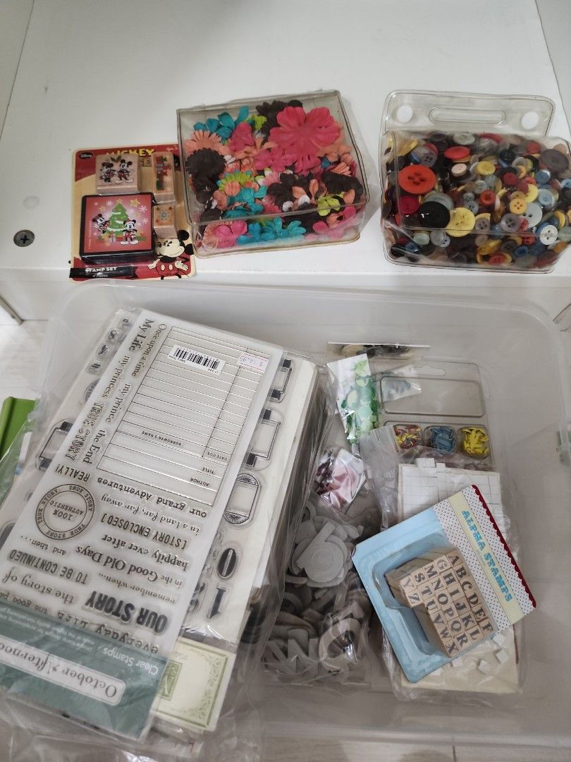 Scrapbooking materials, Hobbies & Toys, Stationery & Craft, Craft