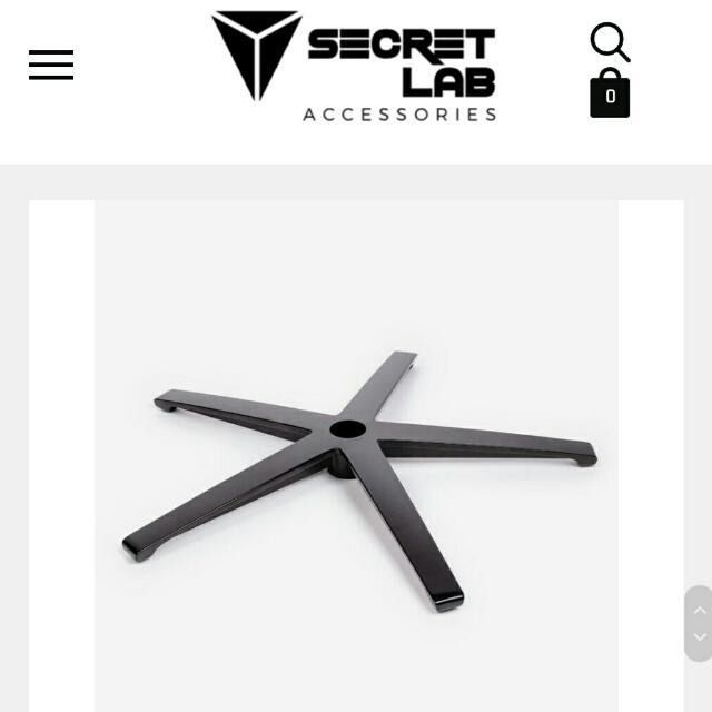 Secretlab Titan Parts Aluminum Wheelbase