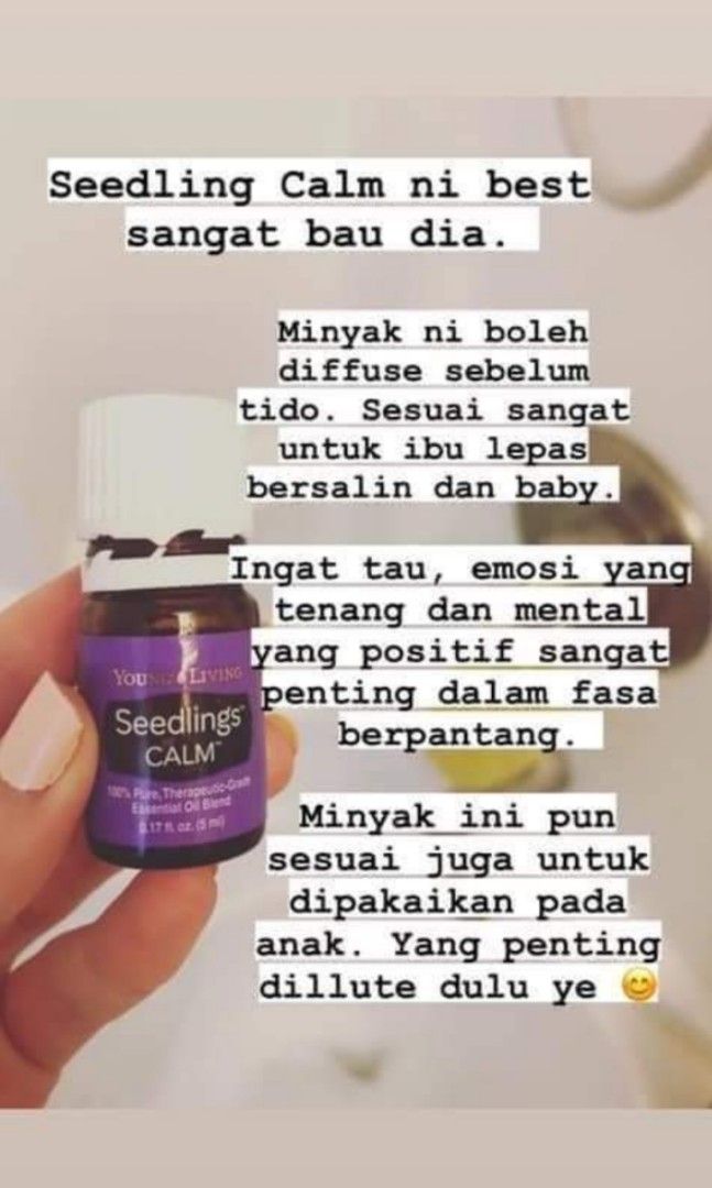 Seedling calm store young living