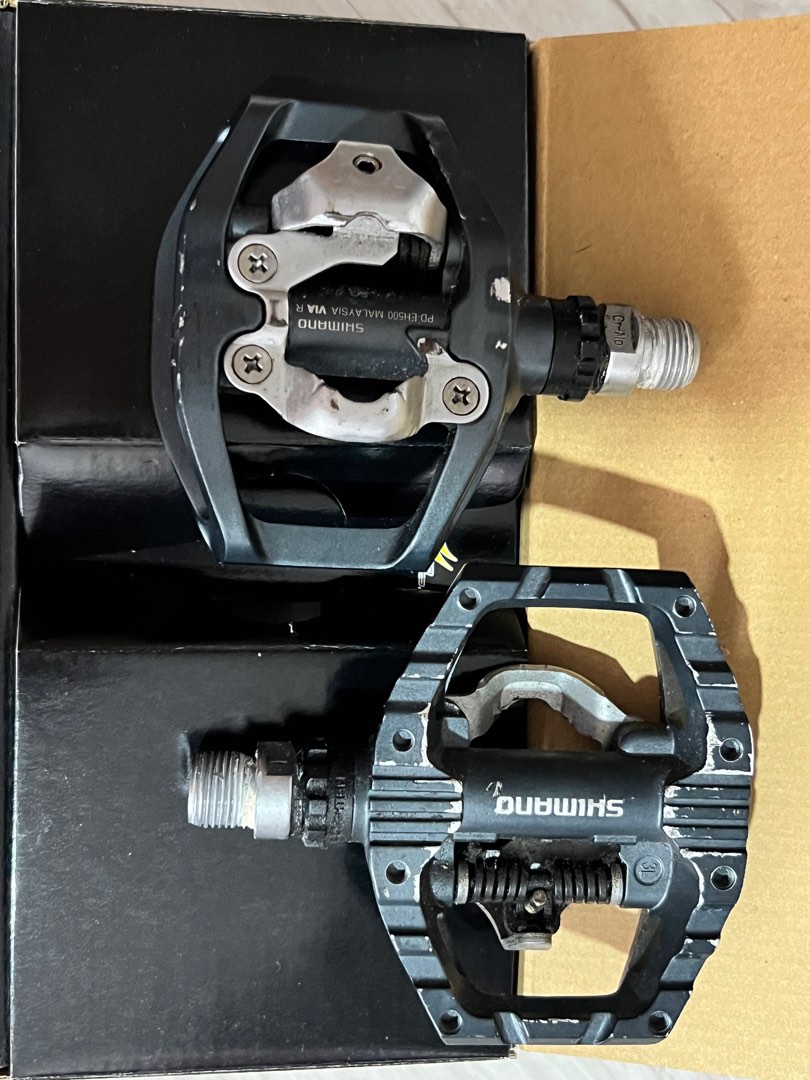 SHIMANO PDEH500 Urban Riding & Cycle Touring Double Sided Bike Pedal