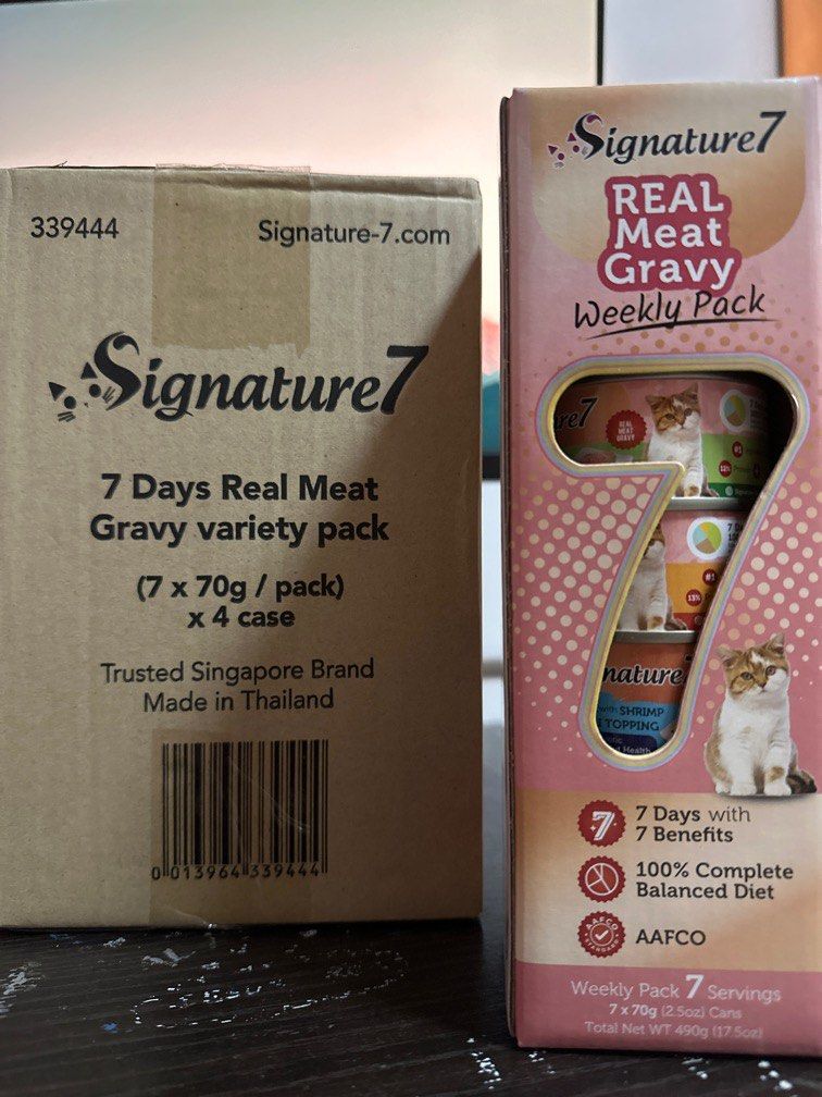 Signature 7 cat food, Pet Supplies, Pet Food on Carousell