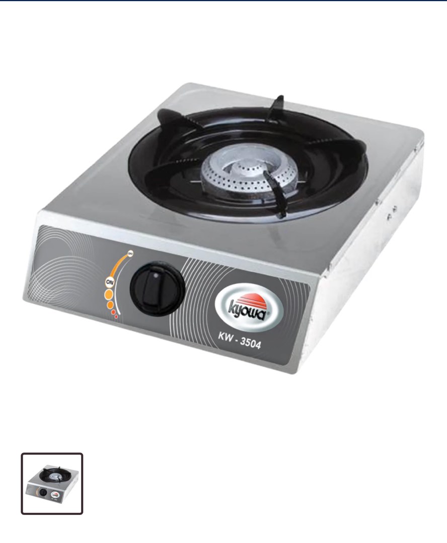 Single Gas Stove Kyowa, TV & Home Appliances, Kitchen Appliances
