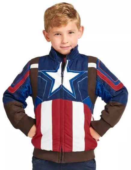 Captain marvel jacket kids hot sale