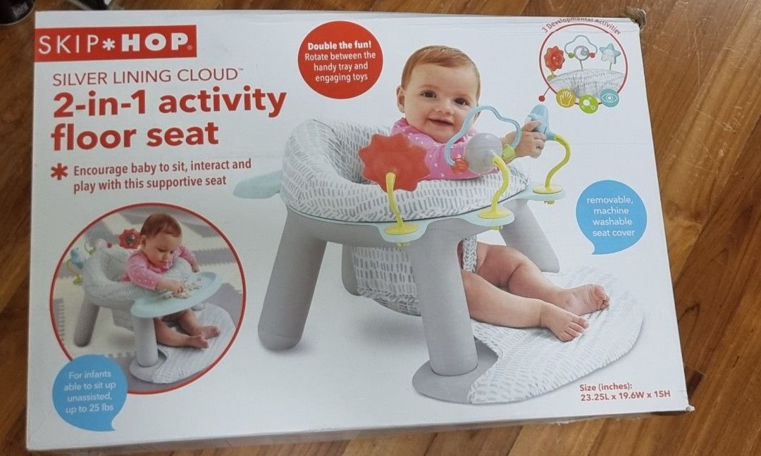 Skip Hop 2 in 1 Activity Floor Seat, Babies & Kids, Baby Nursery & Kids